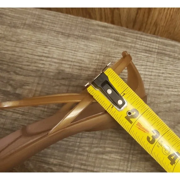 Crocs Isabella Sandals T-Strap Flat Shoes Women's Size 5 Bronze Gold - Picture 12 of 12